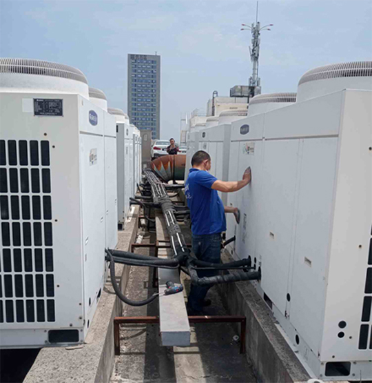 多伦中央空调制热和不制冷系统维修方法